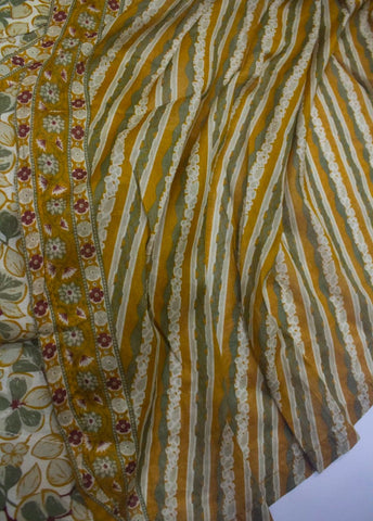 3 Piece Printed Stitched MultiColor Lawn Shirt with Trouser & Dupatta
