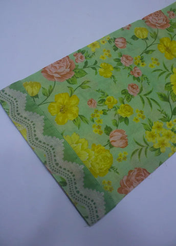3 Piece Printed Stitched Mint Green Color Lawn Shirt with Trouser & Dupatta