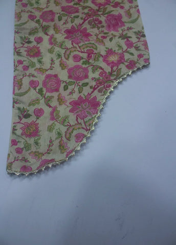 3 Piece Printed Stitched MultiColor Lawn Frock with Trouser & Dupatta