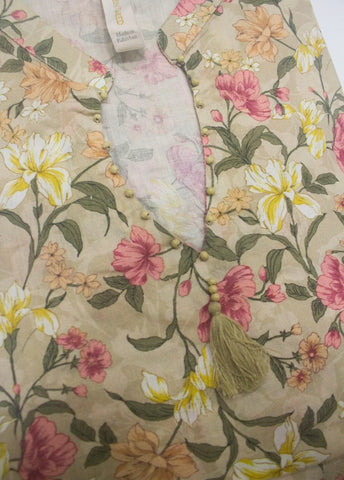 2 Piece Printed Stitched MultiColor Lawn Shirt and Trouser