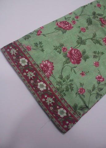 3 Piece Printed Stitched Mint Green Color Lawn Shirt with Trouser & Dupatta