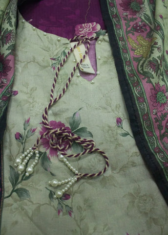 3 Piece Printed Stitched MultiColor Lawn Shirt with Trouser & Dupatta