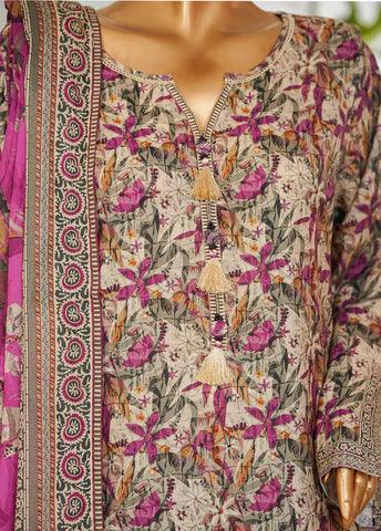 3 Piece Printed MultiColor Lawn Shirt with Trouser & Dupatta