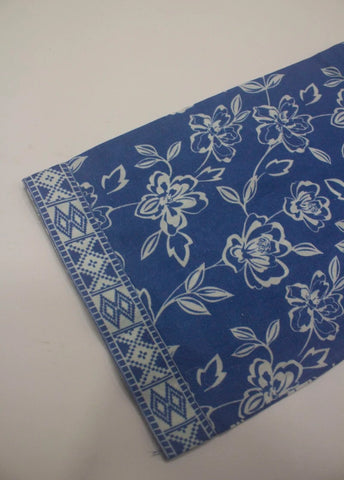 3 Piece Printed Stitched Blue Color Lawn Shirt with Trouser & Dupatta