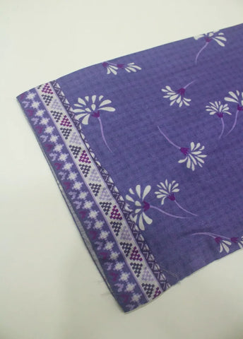 3 Piece Printed Stitched Purple Color Lawn Shirt with Trouser & Dupatta