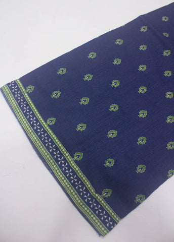 3 Piece Printed Stitched Navy Blue Color Lawn Shirt with Trouser & Dupatta