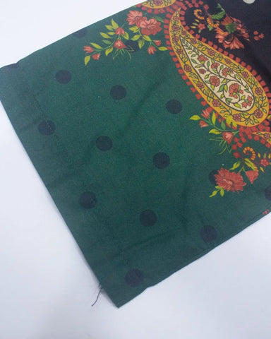 3 Piece Printed Stitched MultiColor Cotton Shirt with Trouser & Dupatta