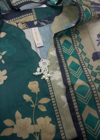 3 Piece Printed Stitched MultiColor Lawn Shirt with Trouser & Dupatta