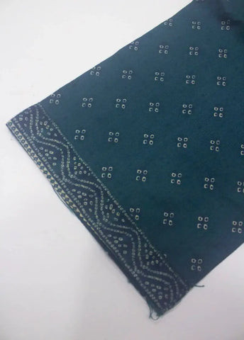 3 Piece Printed Stitched Teal Color Lawn Shirt with Trouser & Dupatta