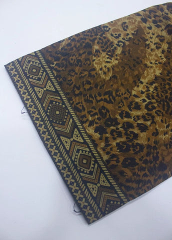 3 Piece Printed Stitched Brown Color Lawn Shirt with Trouser & Dupatta
