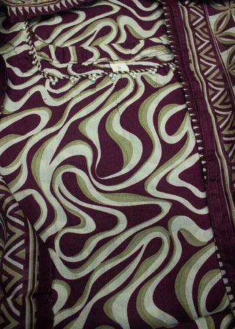 3 Piece Printed Stitched MultiColor Lawn Shirt with Trouser & Dupatta