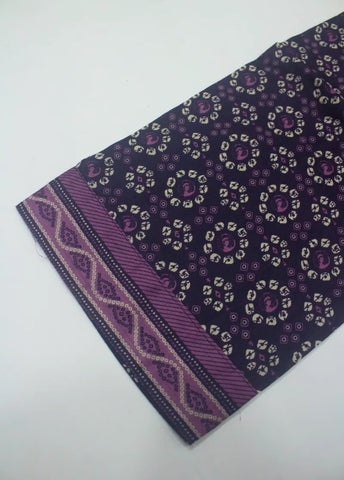 3 Piece Printed Stitched Purple Color Lawn Shirt with Trouser & Dupatta