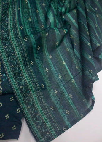 3 Piece Printed Stitched Navy Blue Color Lawn Shirt with Trouser & Dupatta