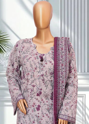 3 Piece Printed MultiColor Lawn Shirt with Trouser & Dupatta