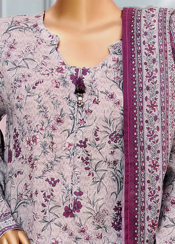 3 Piece Printed MultiColor Lawn Shirt with Trouser & Dupatta