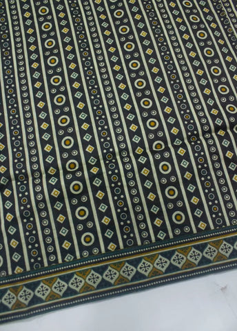 3 Piece Printed Stitched MultiColor Lawn Shirt with Farshi Shalwar & Dupatta