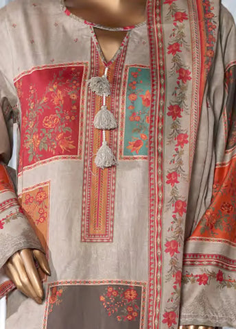 3 Piece Printed MultiColor Lawn Shirt with Trouser & Dupatta