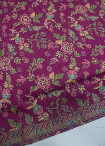 3 Piece Printed Stitched Shocking Pink Color Lawn Shirt with Trouser & Dupatta