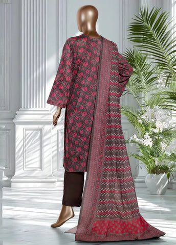 3 Piece Printed MultiColor Lawn Shirt with Trouser & Dupatta