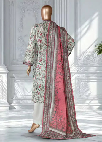 3 Piece Printed MultiColor Lawn Shirt with Trouser & Dupatta