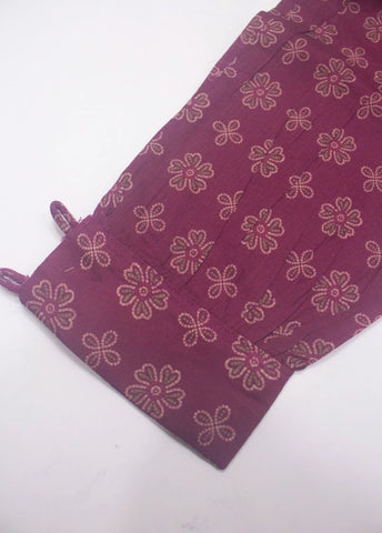 2 Piece Printed Stitched Shocking Pink Color Lawn Shirt and Trouser