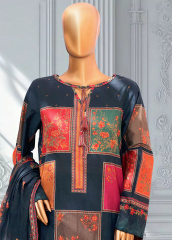 3 Piece Printed MultiColor Lawn Shirt with Trouser & Dupatta