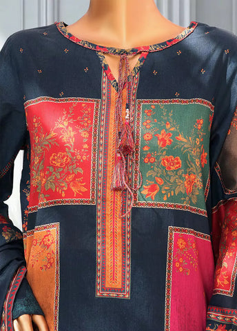 3 Piece Printed MultiColor Lawn Shirt with Trouser & Dupatta