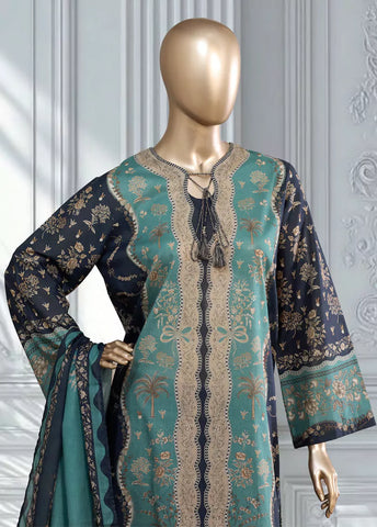 3 Piece Printed MultiColor Lawn Shirt with Trouser & Dupatta