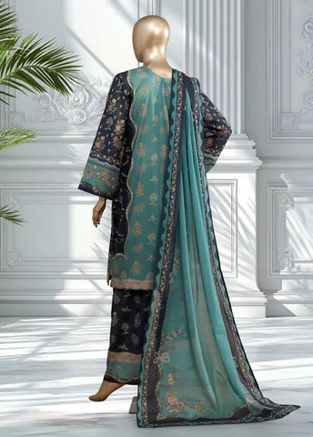 3 Piece Printed MultiColor Lawn Shirt with Trouser & Dupatta