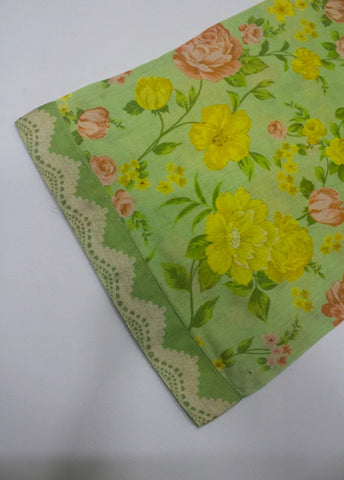 3 Piece Printed Stitched Seafoam Green Color Lawn Shirt with Farshi Shalwar & Dupatta