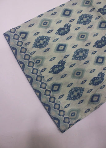 3 Piece Printed Stitched MultiColor Lawn Shirt with Farshi Shalwar & Dupatta