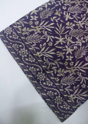 3 Piece Printed Stitched Purple Color Lawn Shirt with Trouser & Dupatta