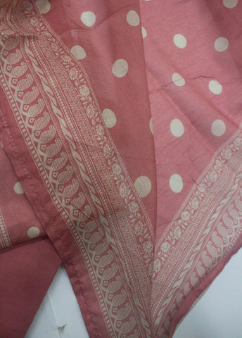 3 Piece Printed Stitched Peonny Peach Color Lawn Shirt with Trouser & Dupatta