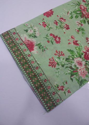 3 Piece Printed Stitched Mint Green Color Lawn Shirt with Trouser & Dupatta