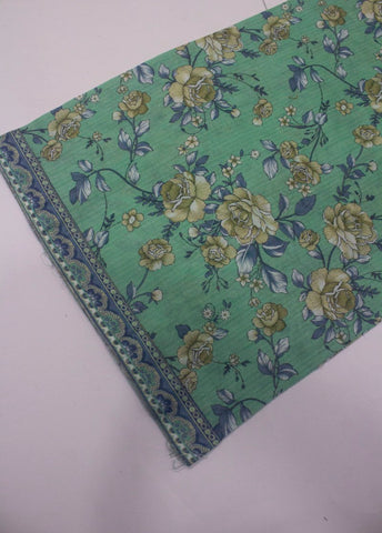 3 Piece Printed Stitched Seafoam Green Color Lawn Shirt with Trouser & Dupatta