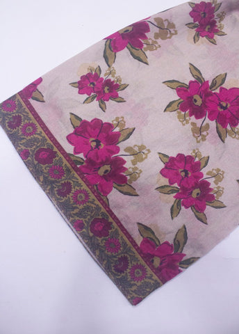 3 Piece Printed Stitched Pink Color Lawn Shirt with Trouser & Dupatta