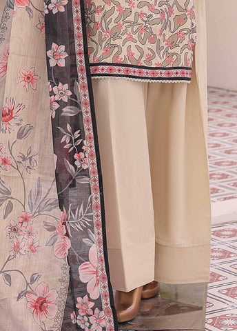 Bin Saeed Fabric - NSM-0016- 3 Piece Printed Farshi Shalwar Suit