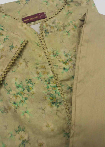 Bin Saeed Fabric - NSM-0027- 2 Piece Printed Cotton Stitched Co Ords