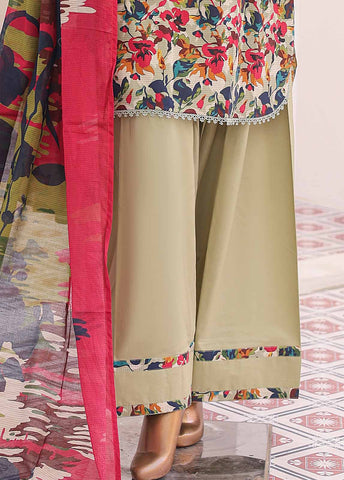 Bin Saeed Fabric - NSM-010- 3 Piece Printed Farshi Shalwar Suit