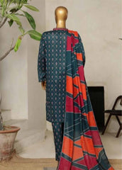 NSM-0102- 3 Piece Printed Stitched Suit
