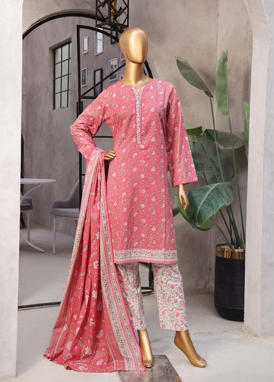 NSM-0106- 3 Piece Printed Stitched Suit