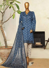 NSM-0108- 3 Piece Printed Stitched Suit