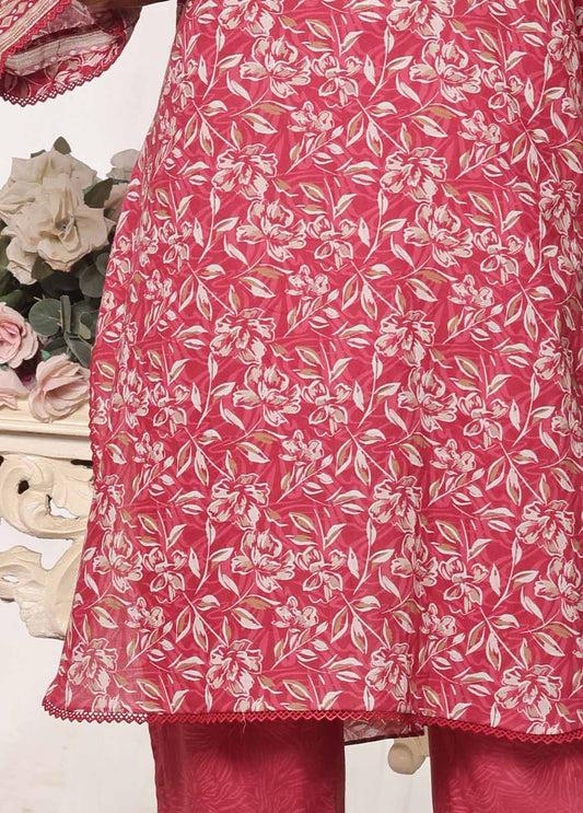 NSM-0109-PR R1-4- 3 Piece Printed Stitched Suit