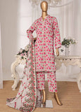 NSM-0112-PR R1-4- 3 Piece Printed Stitched Suit