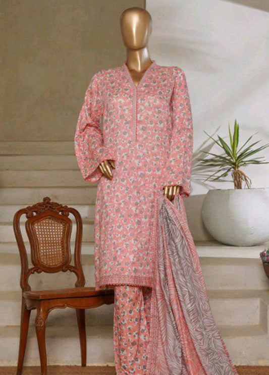 NSM-0117-PR R1-4- 3 Piece Printed Stitched Suit