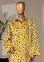 NSM-0119- 3 Piece Printed Stitched Suit