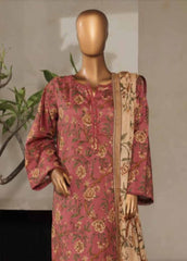 NSM-0121-F- 3 Piece Printed Farshi Shalwar Suit