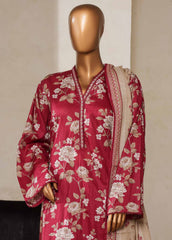 NSM-0122- 3 Piece Printed Stitched Suit