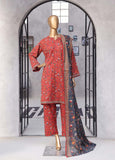 NSM-0127- 3 Piece Printed Stitched Suit