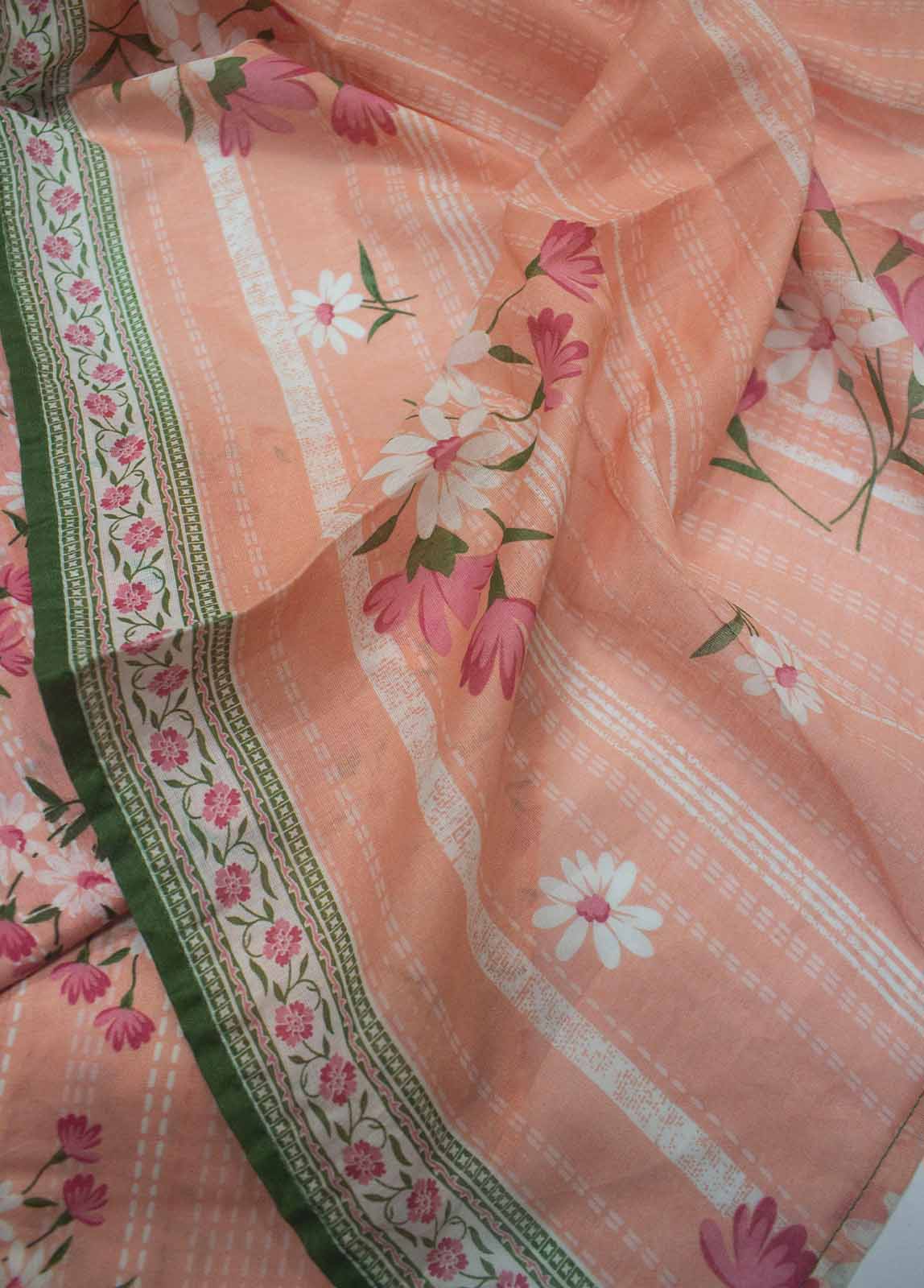 Bin Saeed Fabric - NSM-0129-PR- 3 Piece Printed Stitched Suit